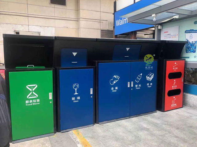 深圳小區垃圾收集點密閉大垃圾箱
