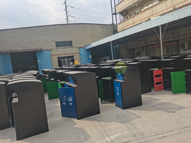 深圳標準不銹鋼垃圾分類投放點